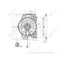 Ventilateur de refroidissement du radiateur pour BMW X5